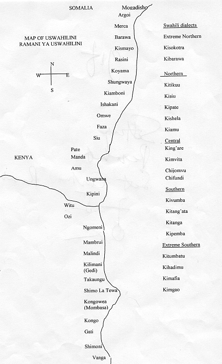 Map of Uswahilini